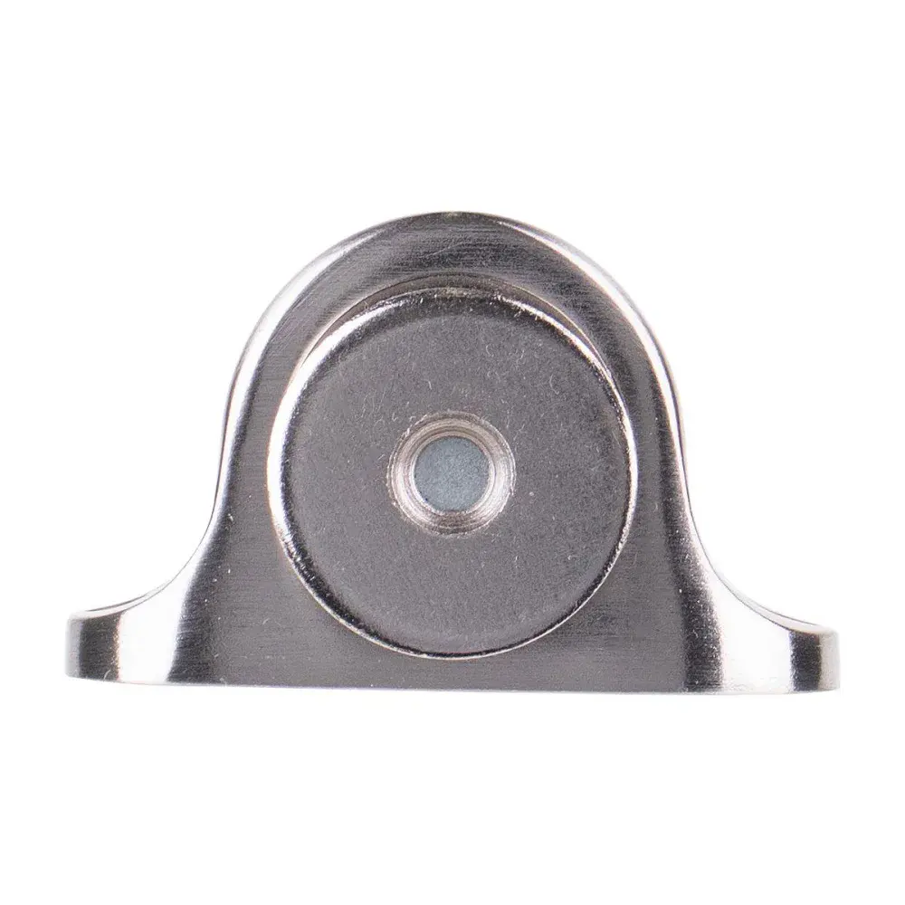 Fixador de porta magnético tipo montado no chão curvado Worker — fotografia 3
