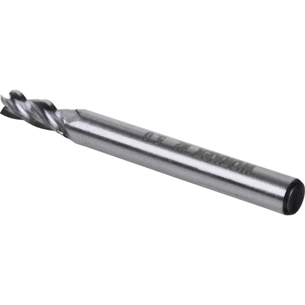 Fresa de topo reto aço rápido 5MM haste 6MM Worker — fotografia 5