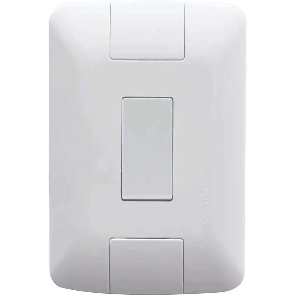 Interruptor paralelo aria 6A branco 4X2 250V Tramontina — fotografia 3