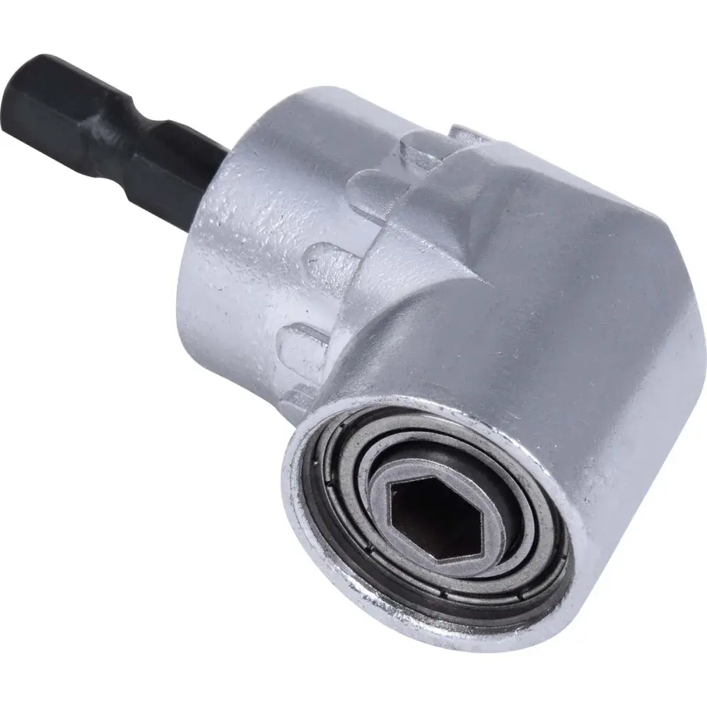 Adaptador angular para parafusadeira elétrica curto 1/4 Worker — fotografia 5