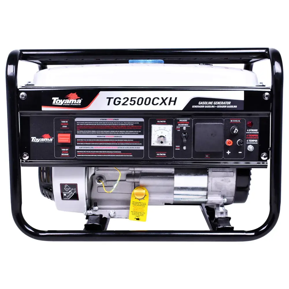 Gerador de energia a gasolina 2200W TG2500CXH Toyama — fotografia 3