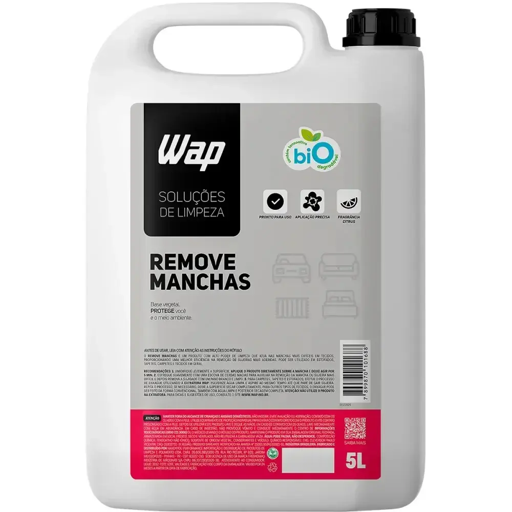 Removedor de manchas de tecidos remove manchas 5L Wap — fotografia 2