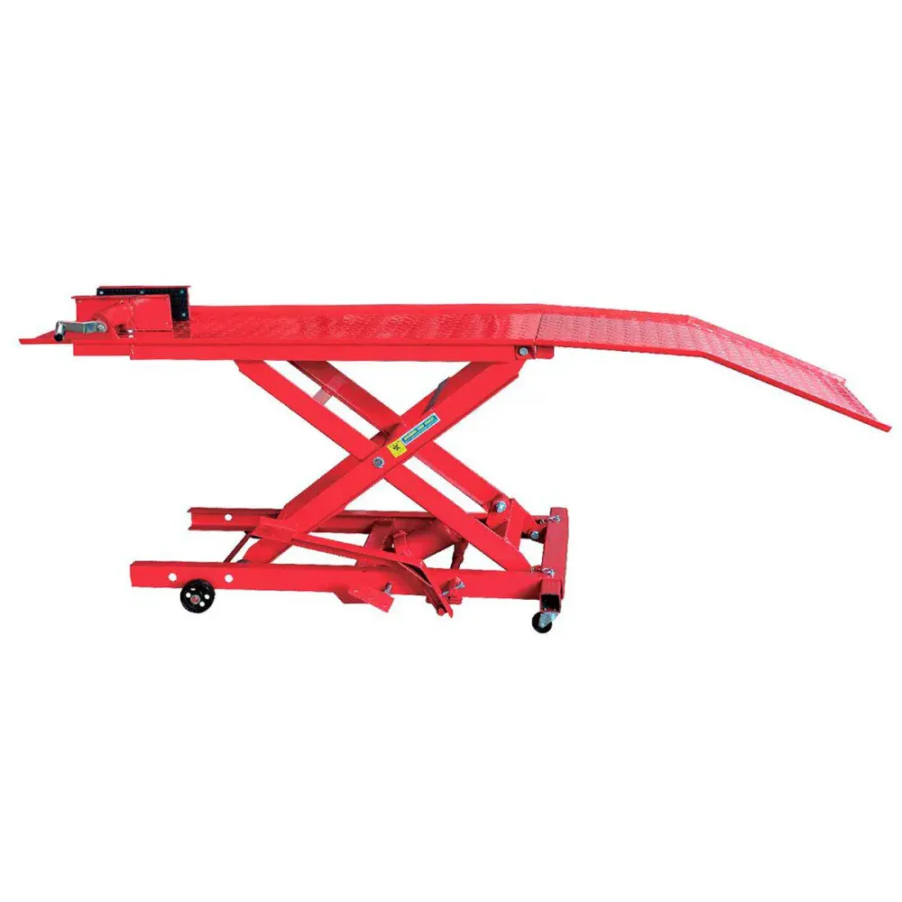 Elevador de moto pneumático 400KG vermelho Bumafer