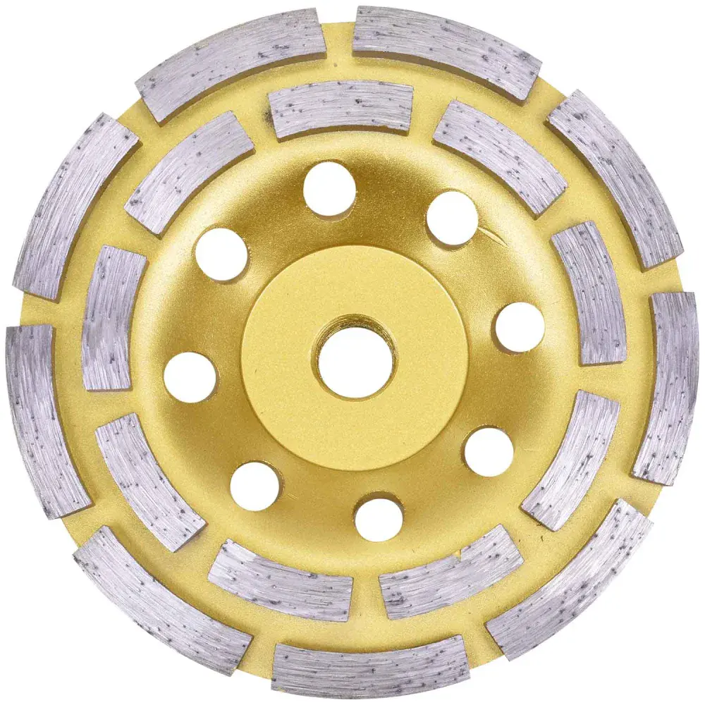Rebolo diamantado segmentado duplo M14 4.1/2" 115MM Bumafer