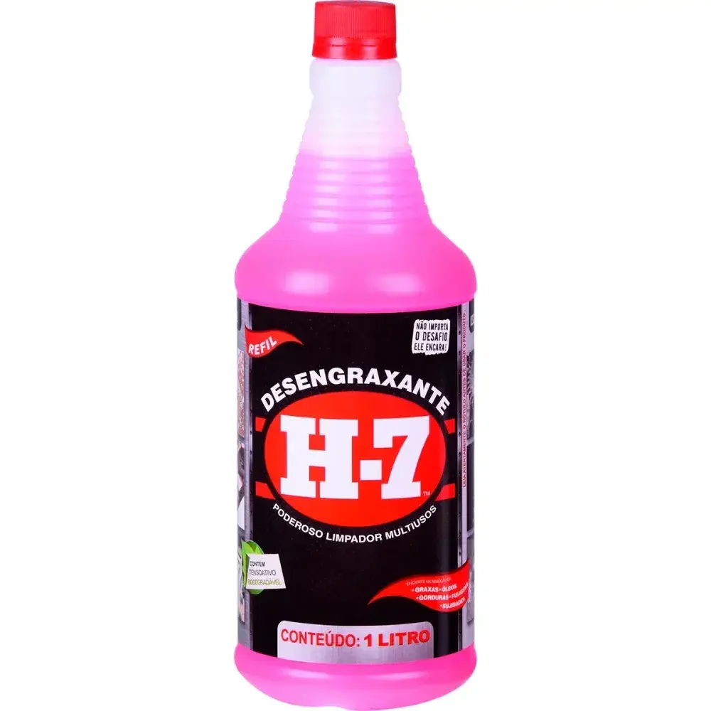 Desengraxante e removedor para limpeza pesada H7 1 litro — fotografia 5