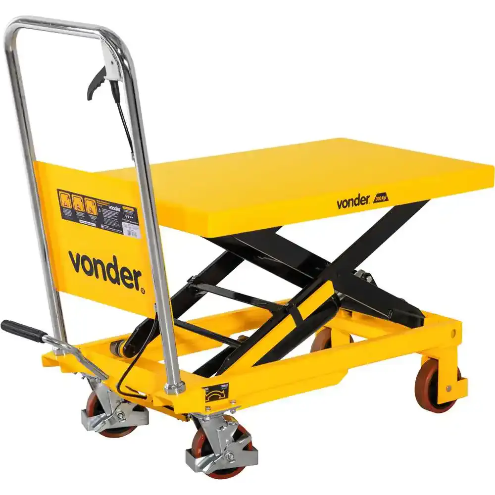 Mesa hidráulica pantográfica 300 KG MPP300 Vonder — fotografia 12