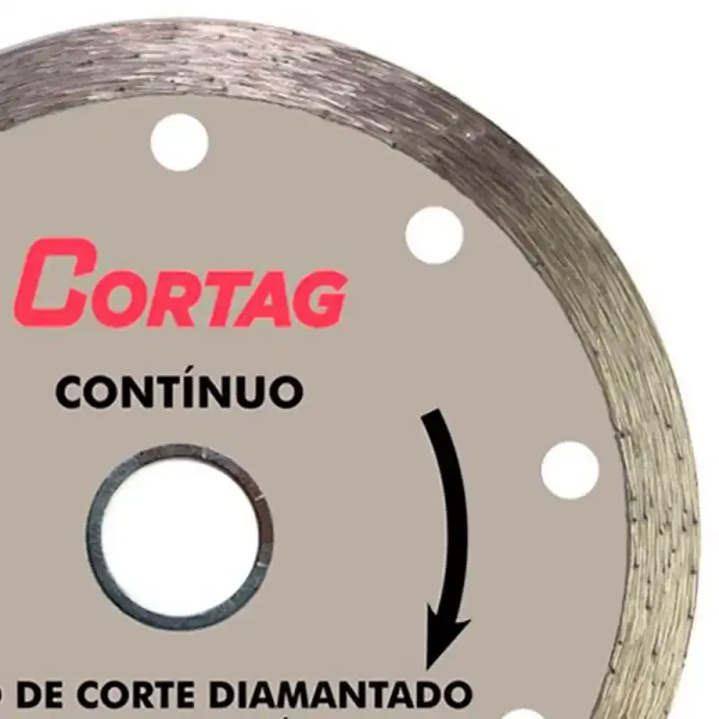 Disco de corte diamantado 4.3/8 POL turbo para cerâmica. azulejo. telha e tijolo 60697 Cortag — fotografia 3
