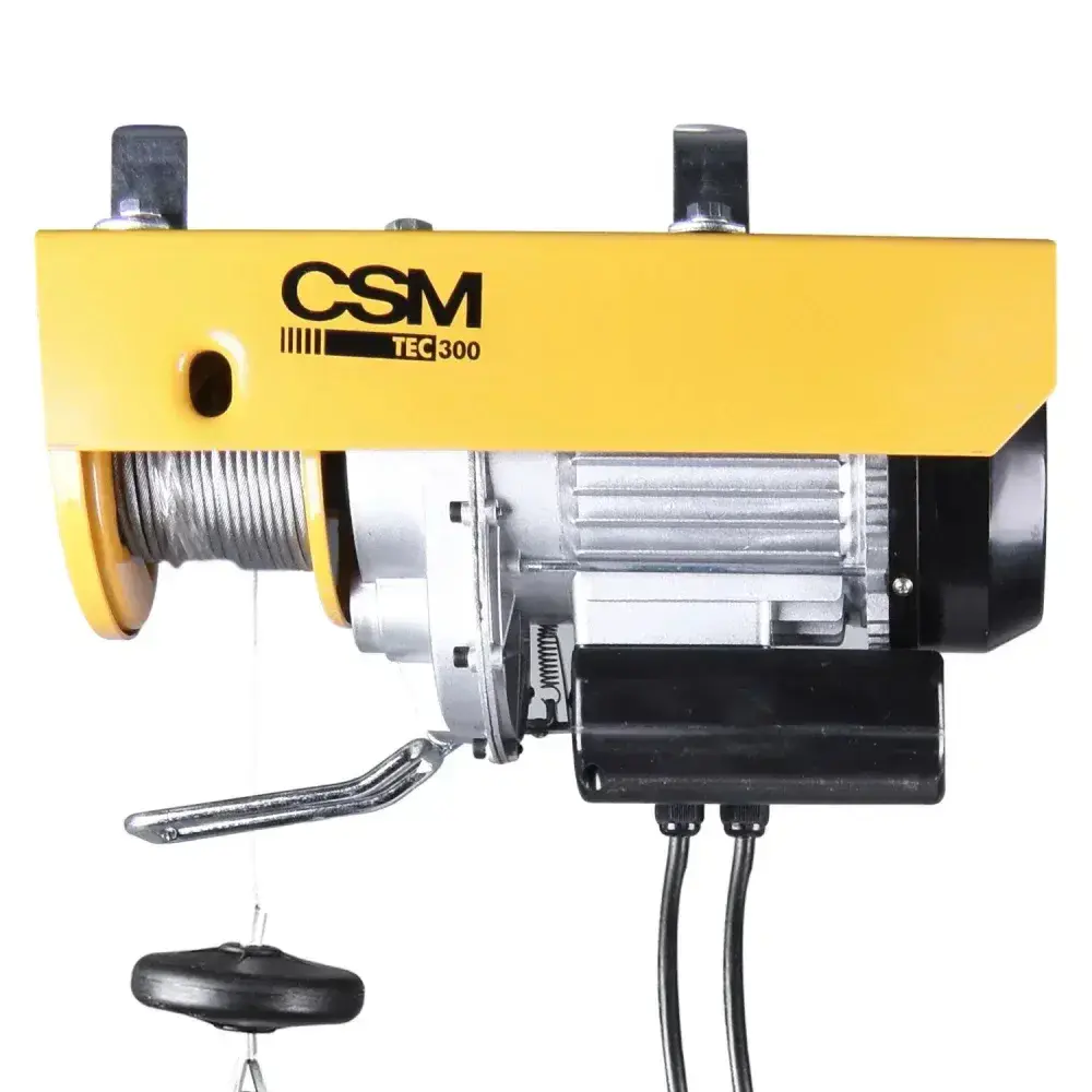 Guincho elétrico de cabo de aço TEC300/600KG 1,35CV 220V CSM — fotografia 8