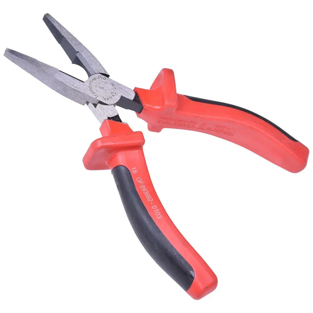 Alicate bico chato 6” Tramontina pro — fotografia de referência