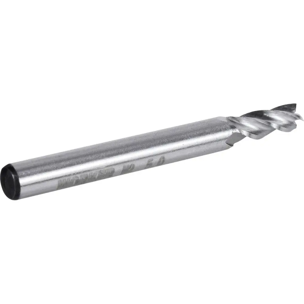 Fresa de topo reto aço rápido 5MM haste 6MM Worker — fotografia 4