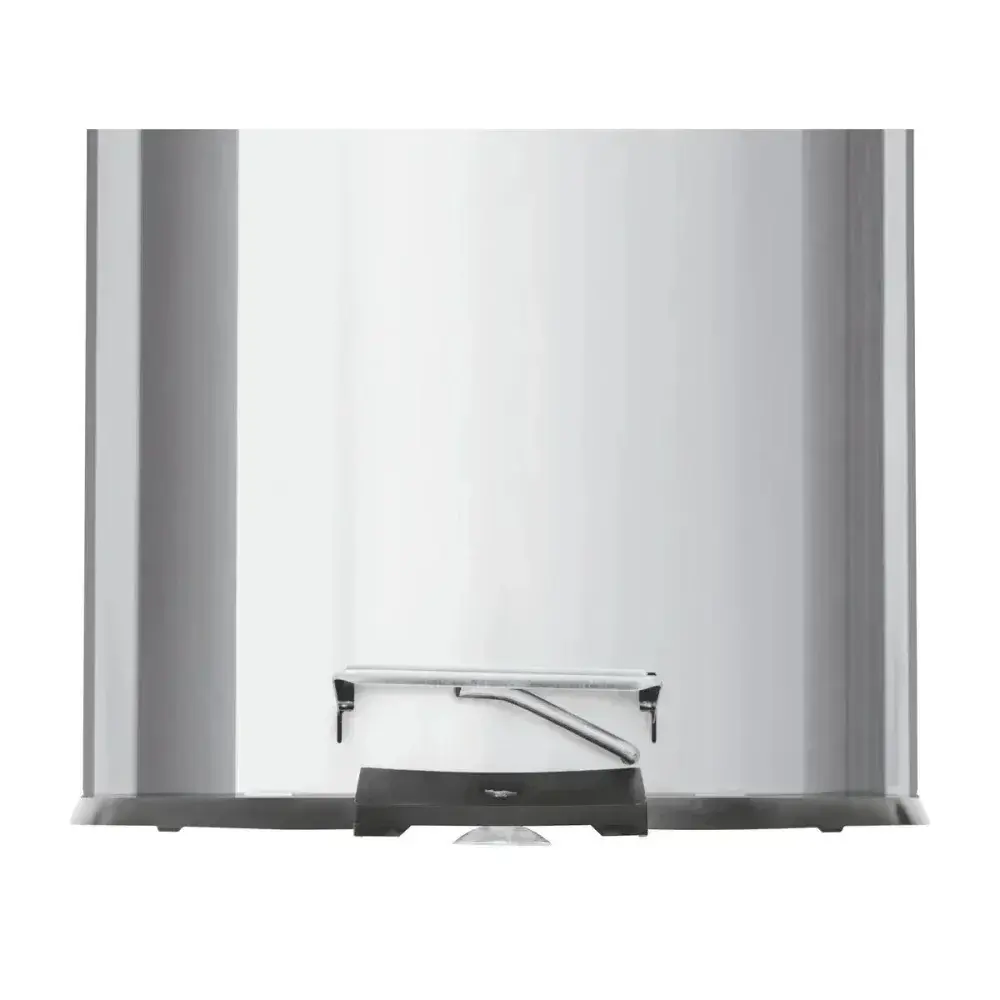 Lixeira aço inox polido com pedal 20L Tramontina — fotografia 9