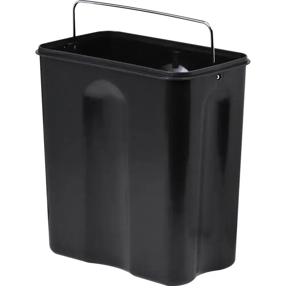 Lixeira retangular slim aço inox 5L Kala — fotografia 8