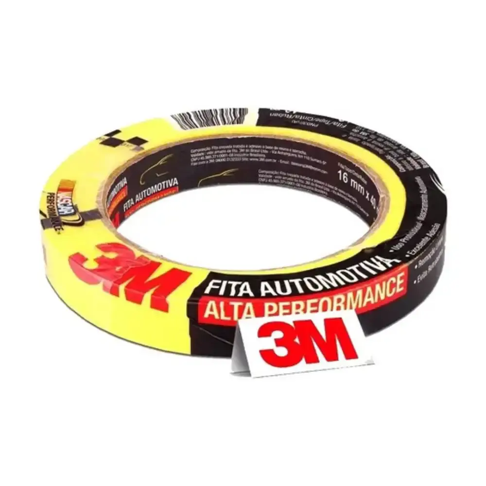 Fita Crepe 18 MM x 40 M Automotiva Alta Performance 3M — fotografia de referência