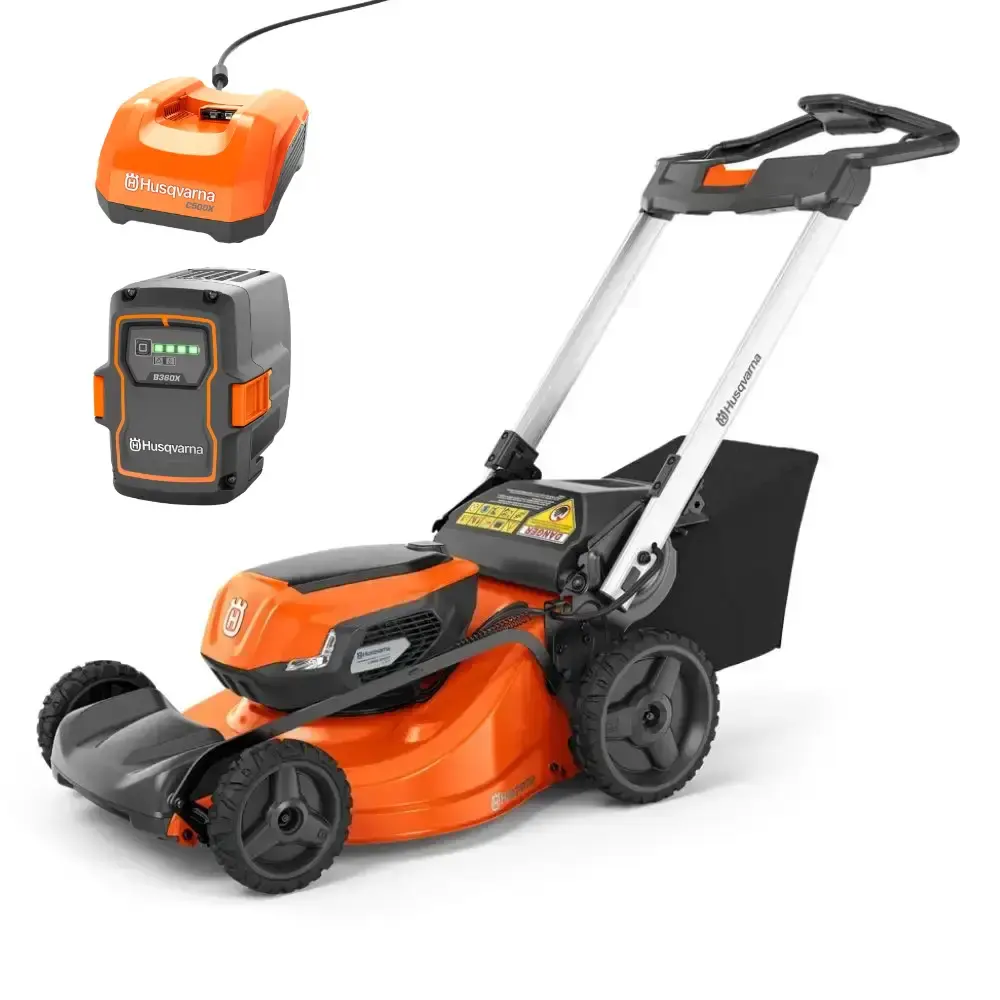 Cortador de grama a bateria LE322R com bateria 10AH e carregador Husqvarna