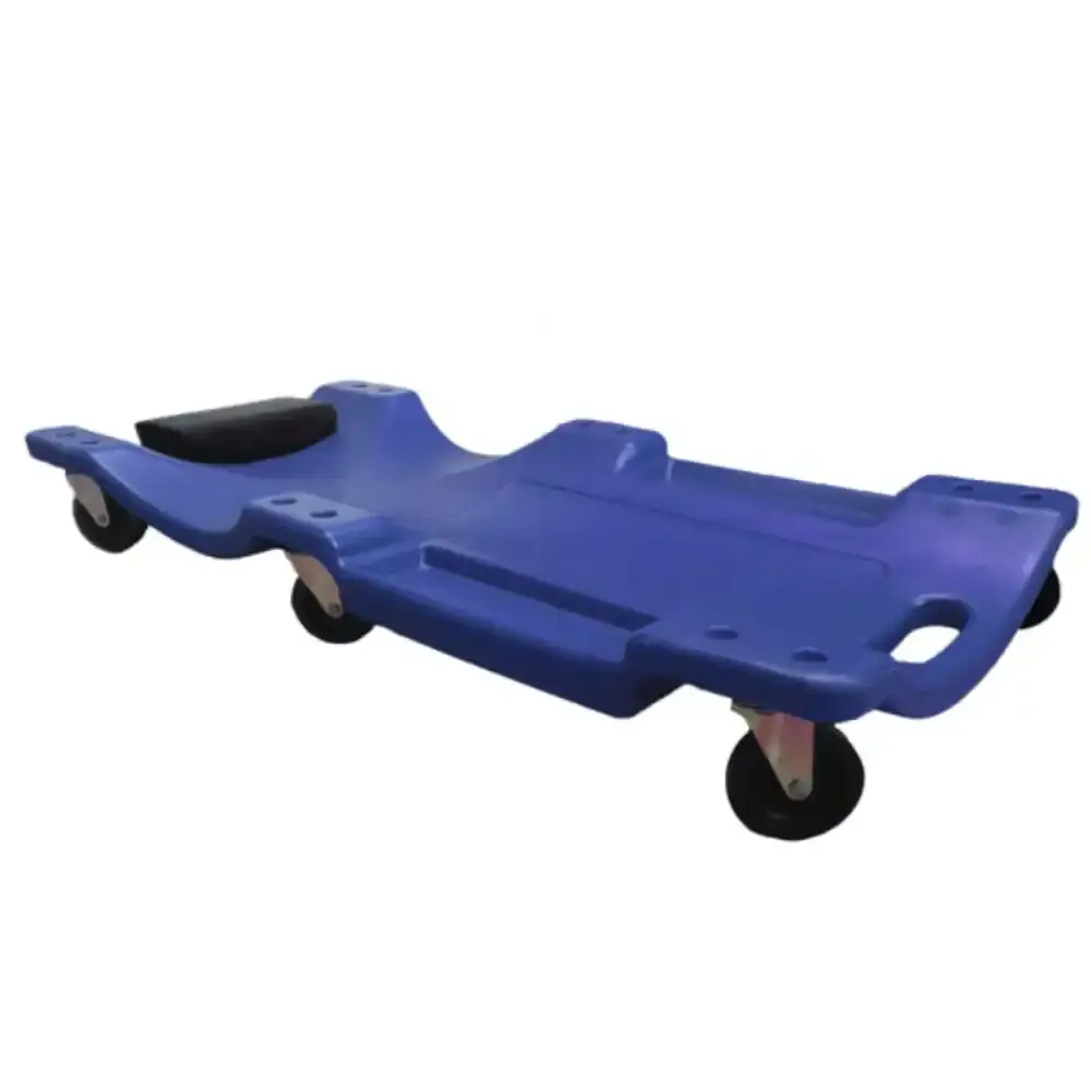 Esteira para mecânico com encosto azul capacidade 150 KG Sigma