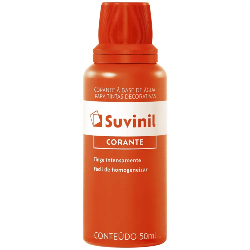 Corante líquido para tinta laranja 50ML 12 peç Suvinil