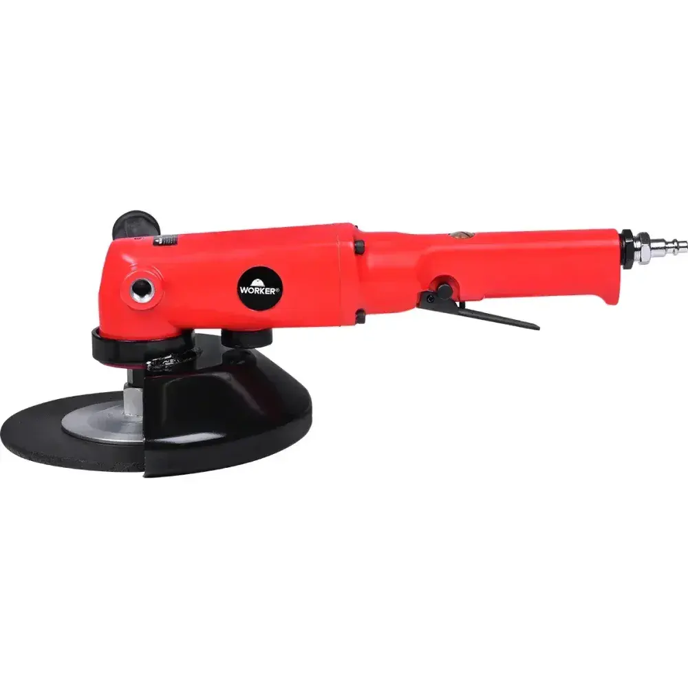 Esmerilhadeira angular pneumática 7 180MM Worker — fotografia 7