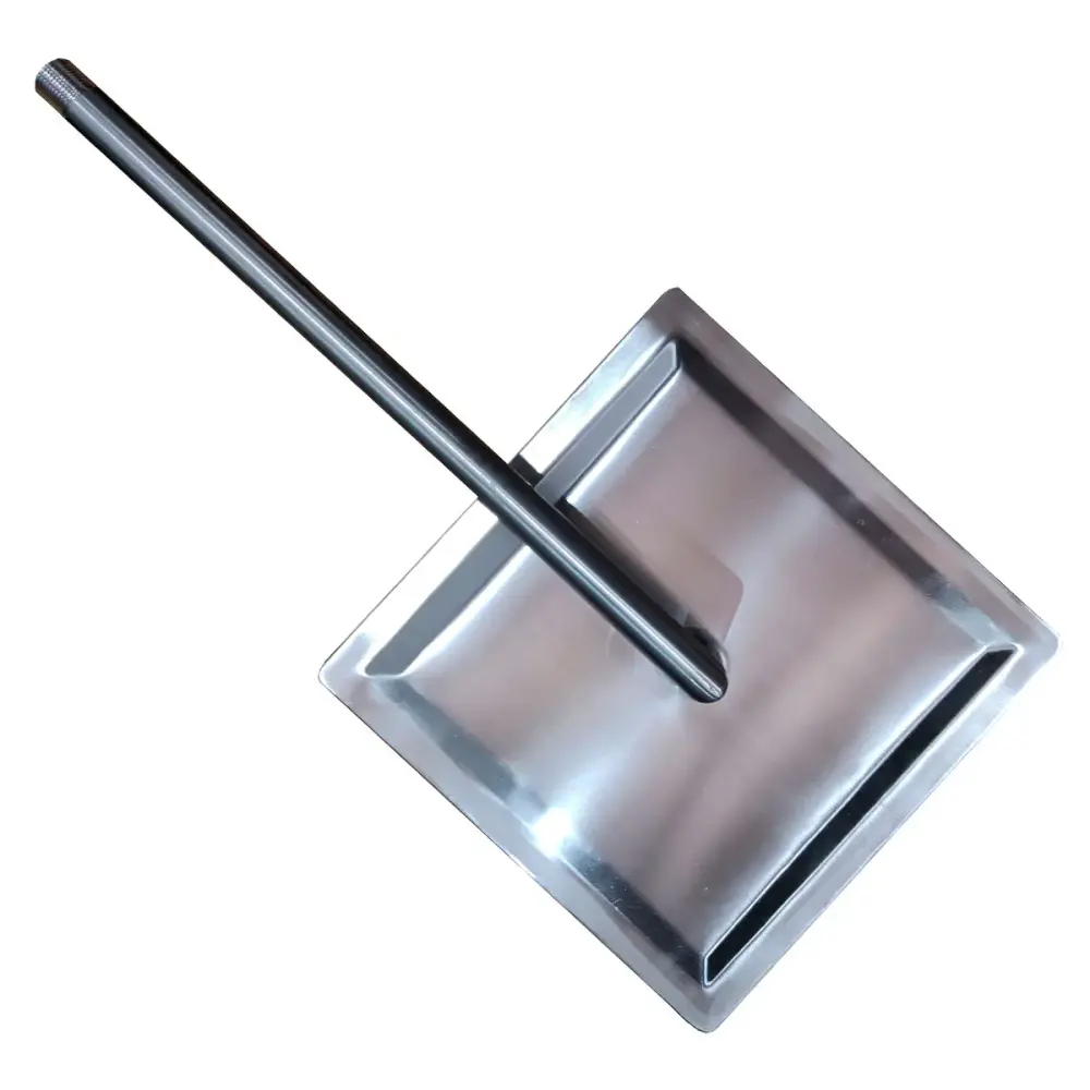 Ducha inox quadrada 25X25 CM Evald — fotografia 3