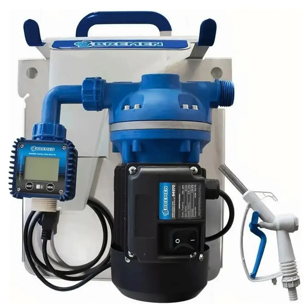 Kit para transferência de arla 32 220V 35L/MIN com mangueira 6M e bico manual Bremen