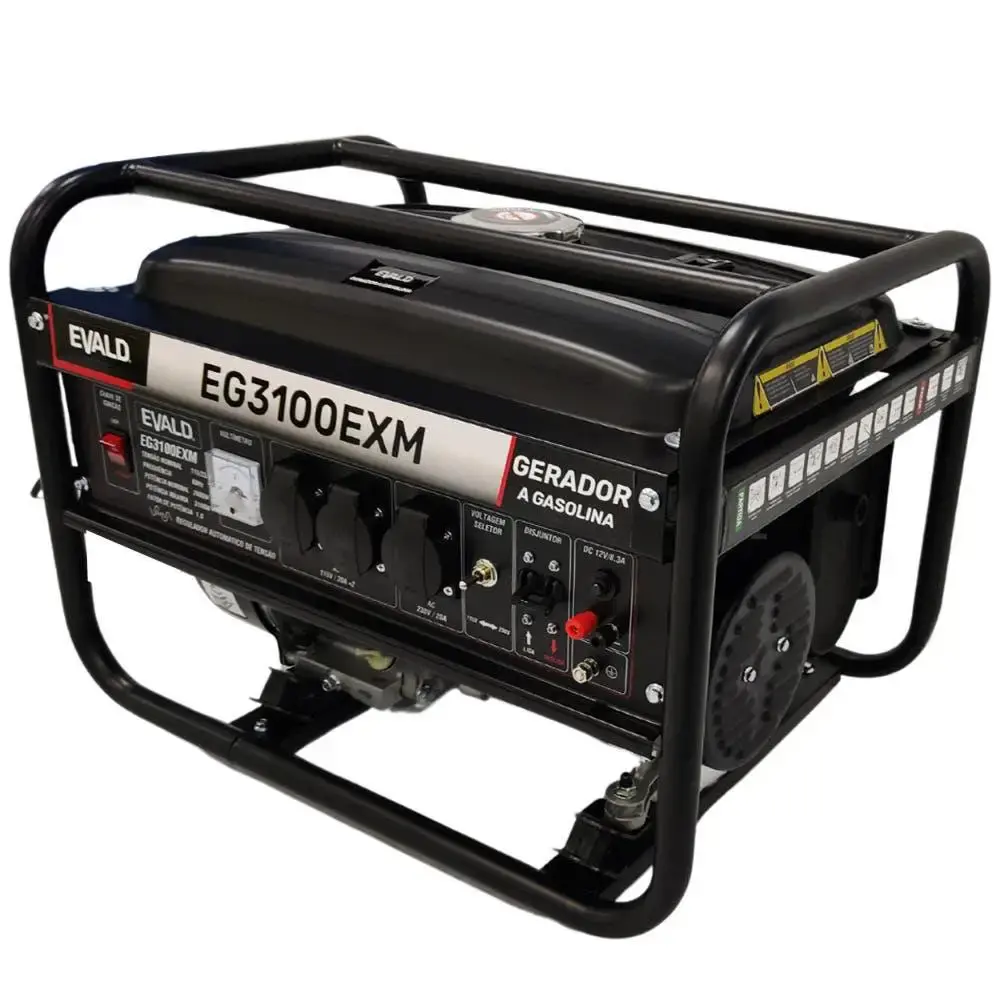 Gerador energia 3,1 KVA + parafusadeira Evald 12V — fotografia 4
