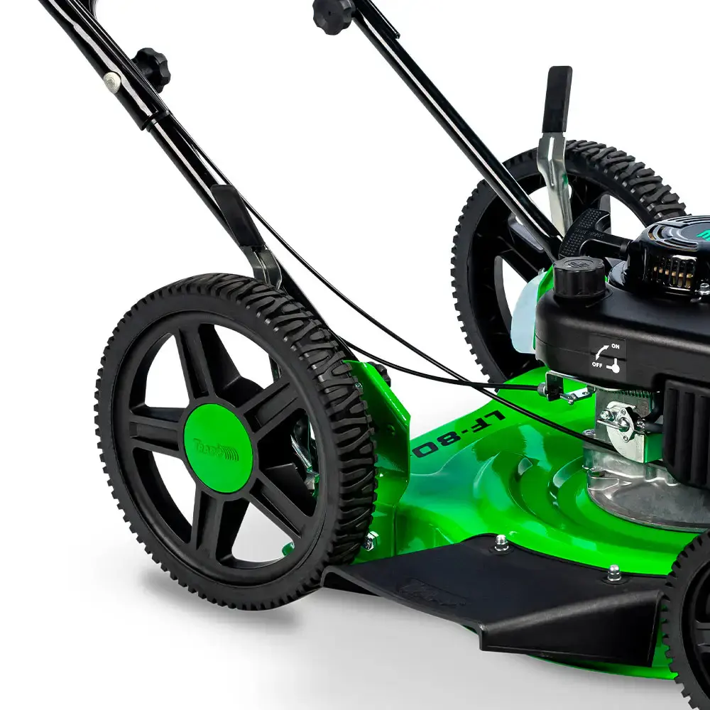 Cortador de grama gasolina 3.5 HP 4T roda alta LF-80RM Trapp — fotografia 5
