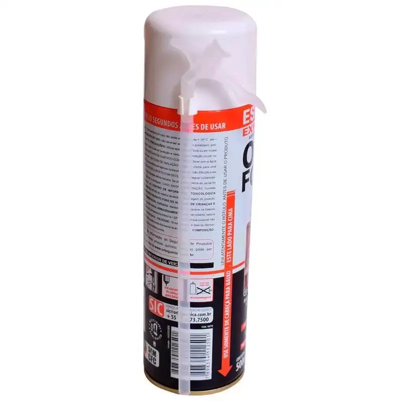 Espuma expansiva selante poliuretano Orbi foam 500 ML Orbi química — fotografia 2