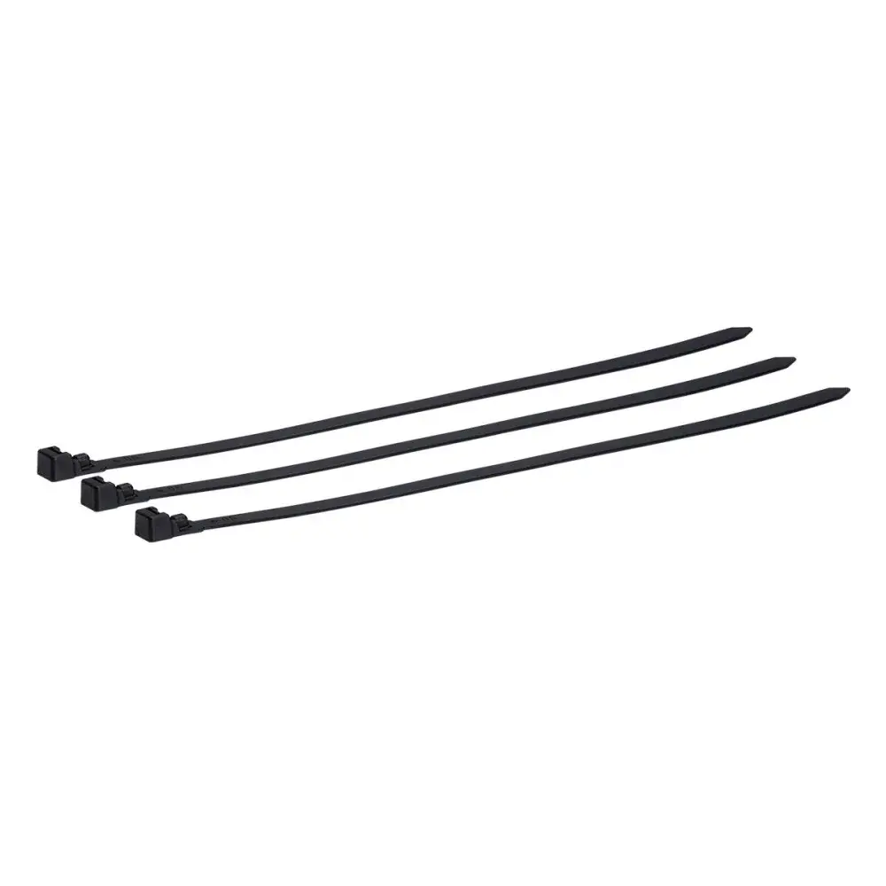Abraçadeira com trava 250 x 7,6MM preta 20 peças Worker — fotografia 3
