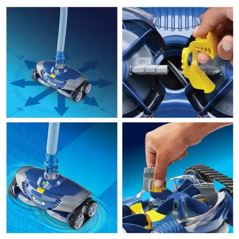 Robô hidráulico automático de limpeza para piscina zodiac MX9 elite Fluidra — fotografia 5