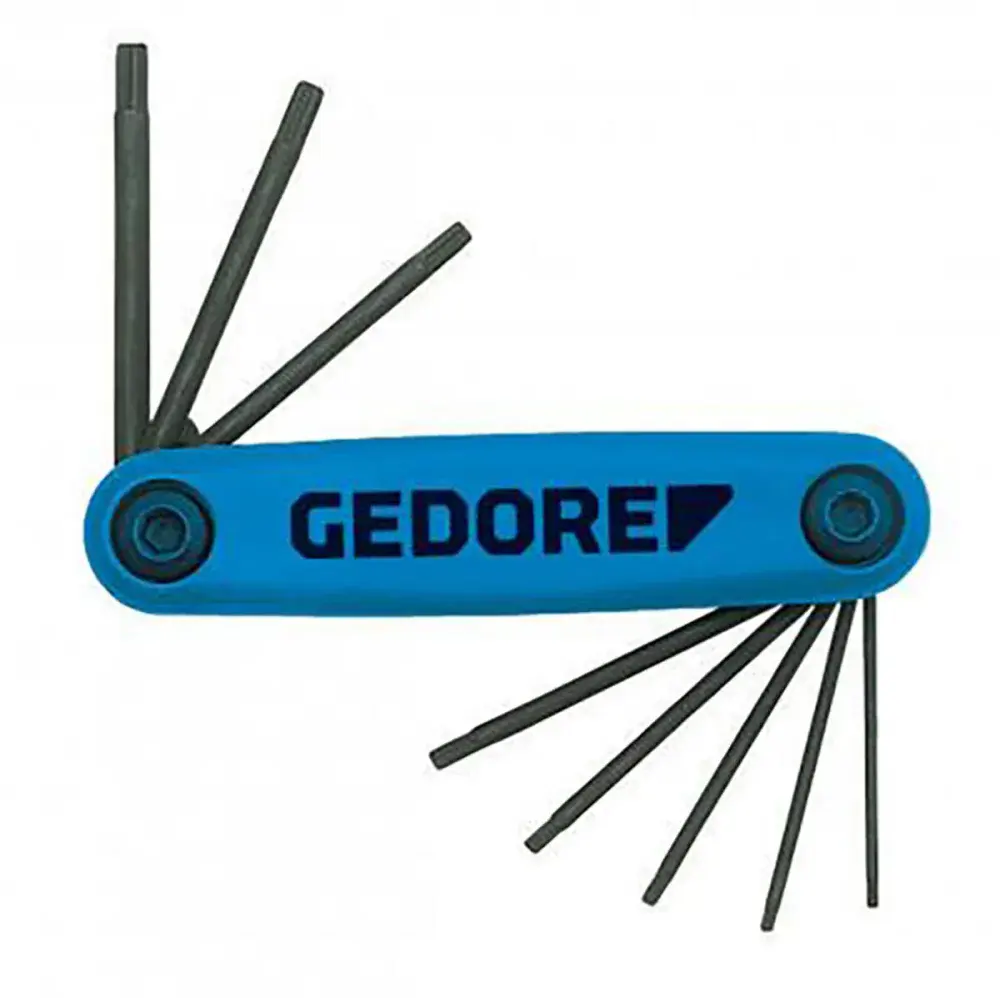 Jogo de chaves gtx hexalobular cromo vanádio 8 peç Gedore — fotografia de referência