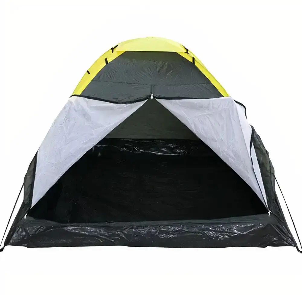 Barraca camping 4 lugar com bomba manual e colchão casal BEL — fotografia 6