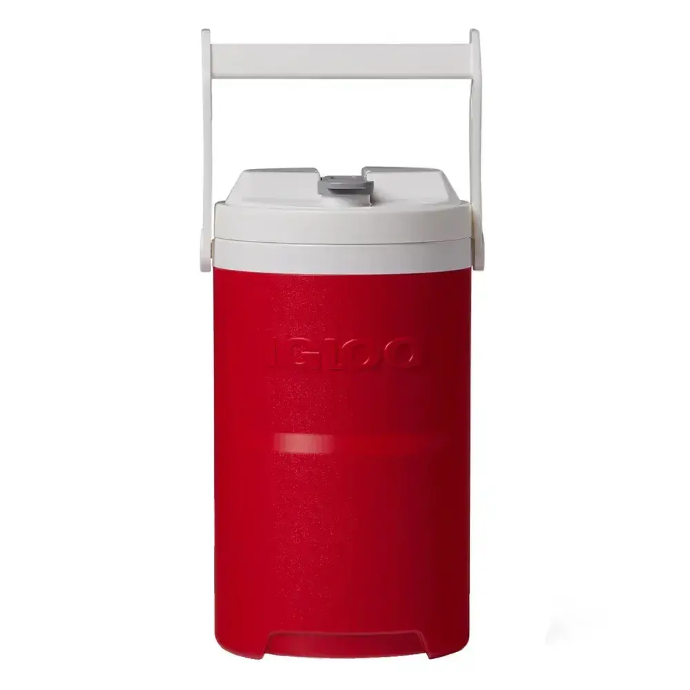 Garrafa térmica laguna 3,8L vermelha com ganchos Igloo — fotografia 7