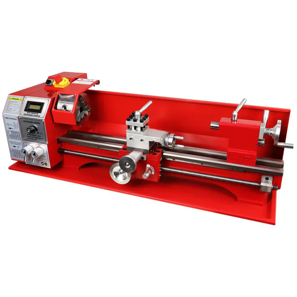 Torno mecânico motor brushless 600MM 1100W 220V Bumafer — fotografia 6