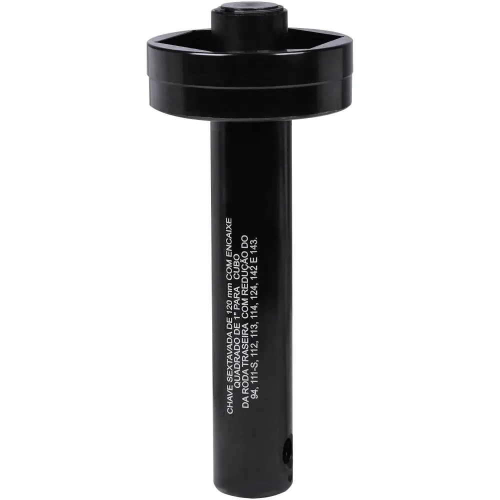 Chave sextavada cubo roda traseira redução 120MM Raven