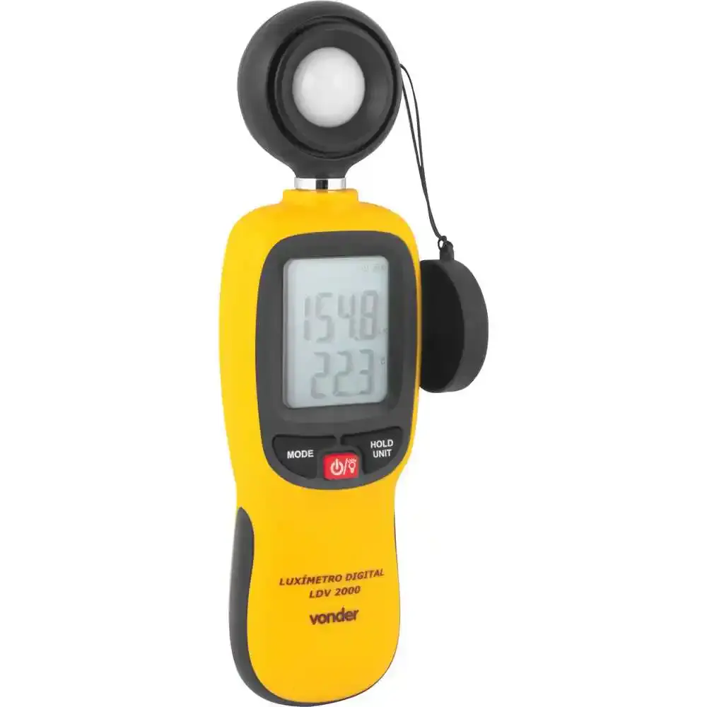 Luxímetro digital 0 a 200.000 lux LDV-2000 Vonder