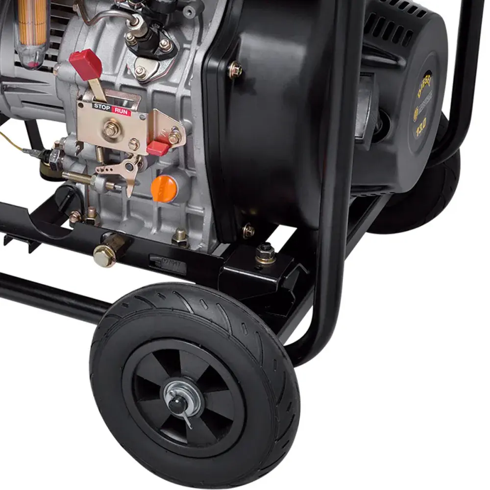 Gerador a diesel elétrica 8000 6,2KVA 12V 60HZ trifásico Matsuyama — fotografia 3