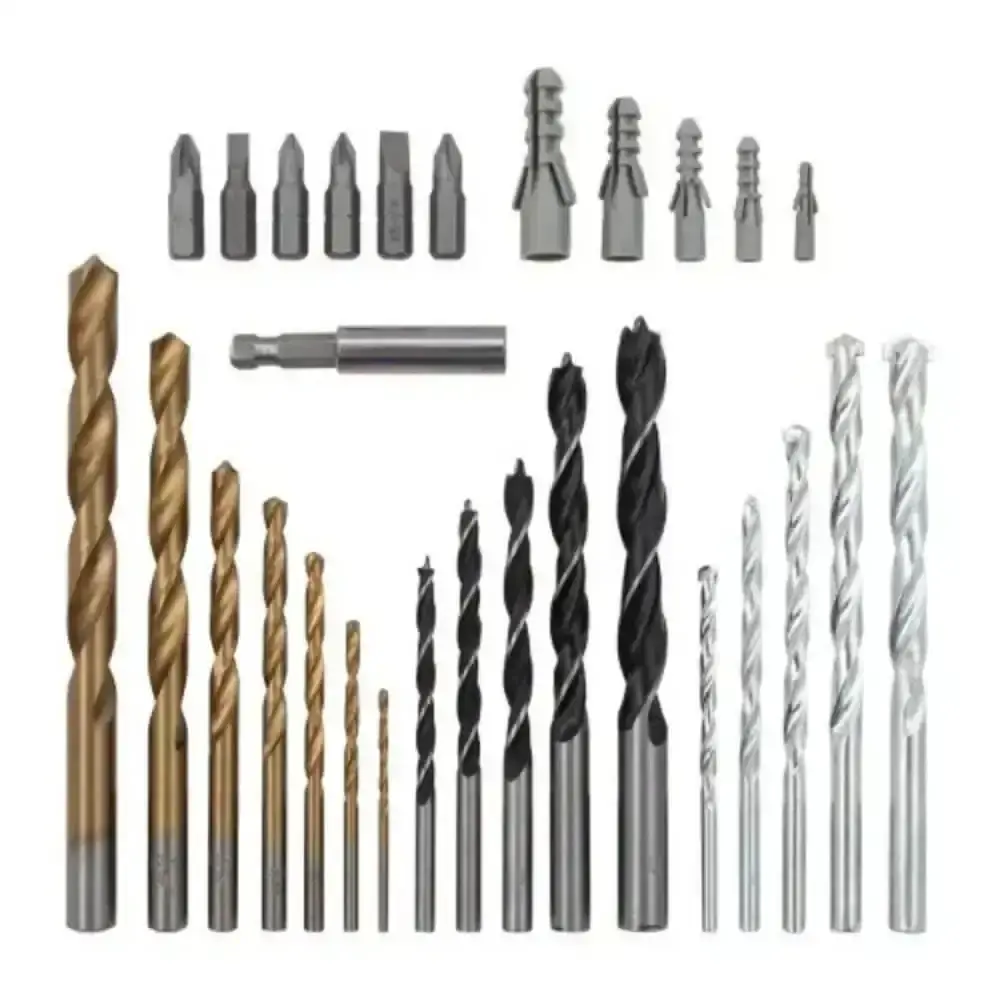 Parafusadeira de impacto 1/2 POL 20V worx com jogo de brocas bits e buchas 300 peças MTX Positec — fotografia 5