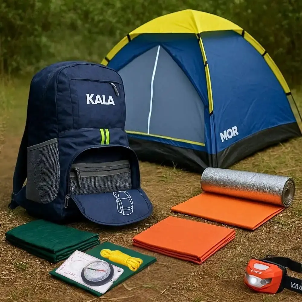 Kit mochila completo legendários para acampamento Kala — fotografia 2