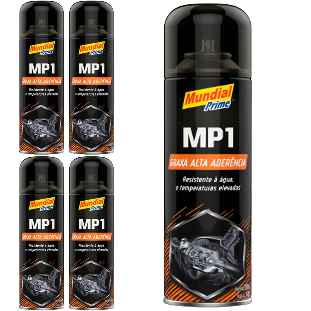 Graxa spray alta aderencia MP1 250ML 05 uni mundial prime