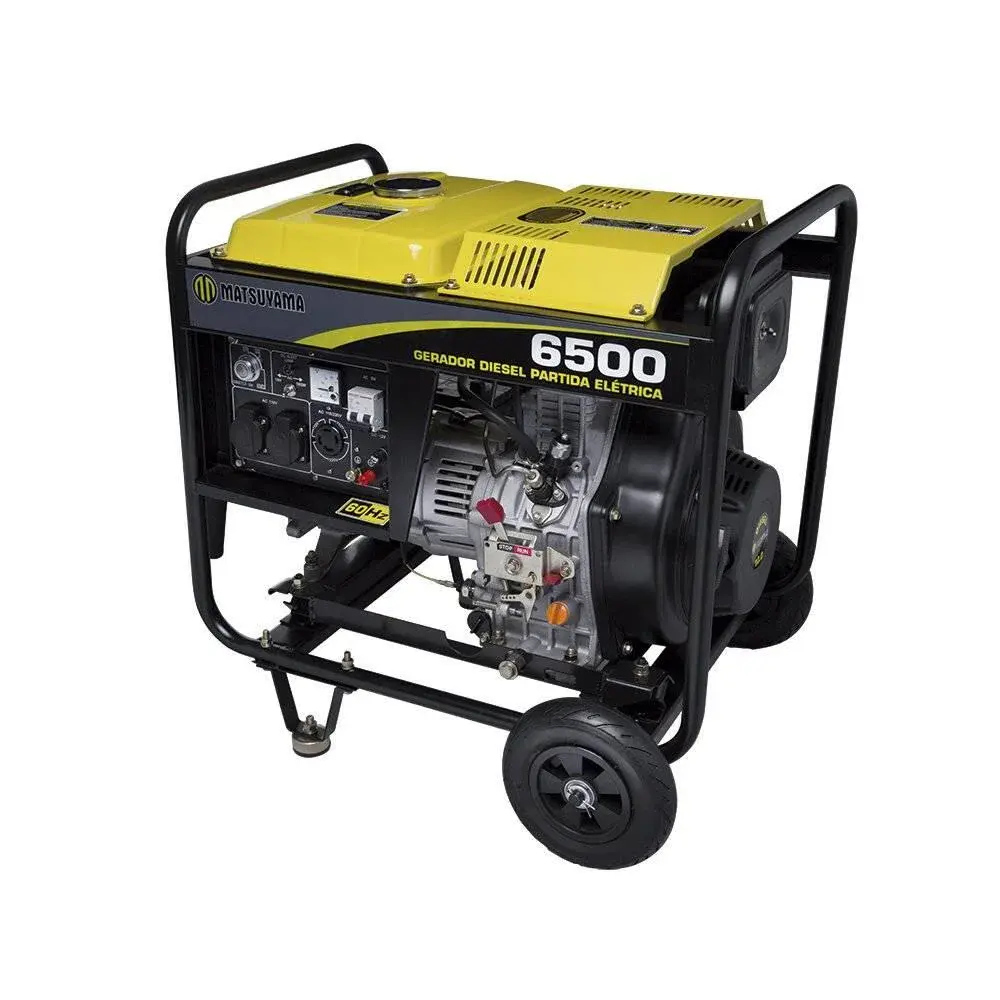 Gerador diesel 6500 gda 127/220 partida elétrica Matsuyama — fotografia de referência