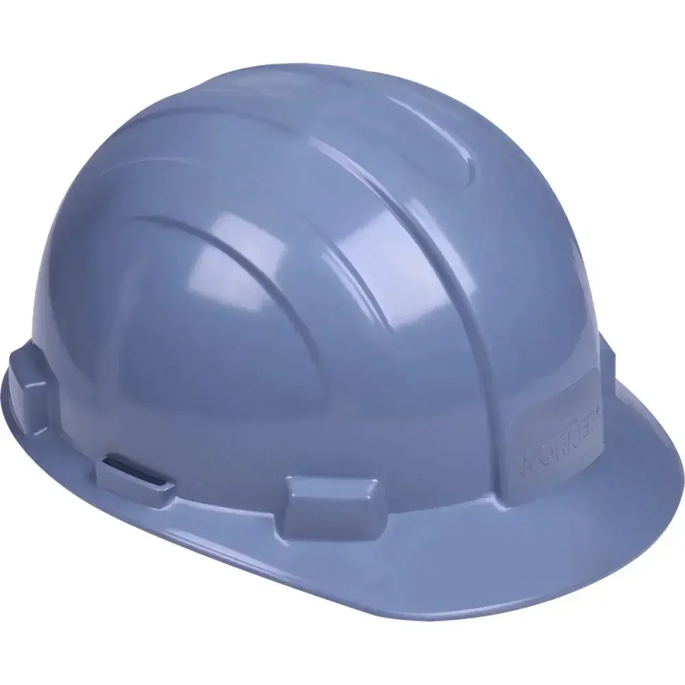 Capacete de proteção industrial cinza max Worker — fotografia 6