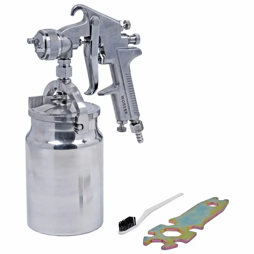 Pistola de pintura alta produção 1 litro 1.8MM Worker