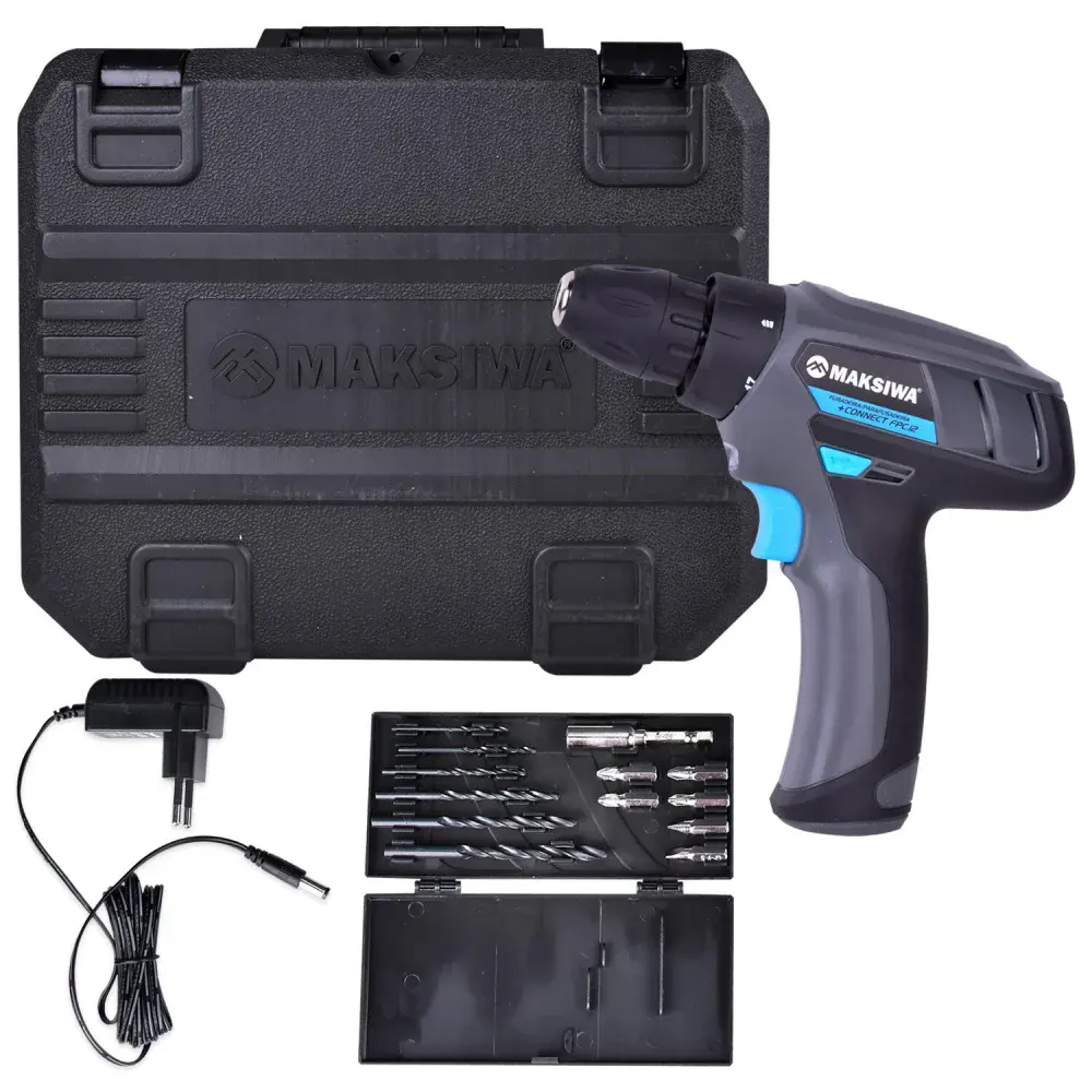 Furadeira/parafusadeira 10MM 12V bivolt Maksiwa