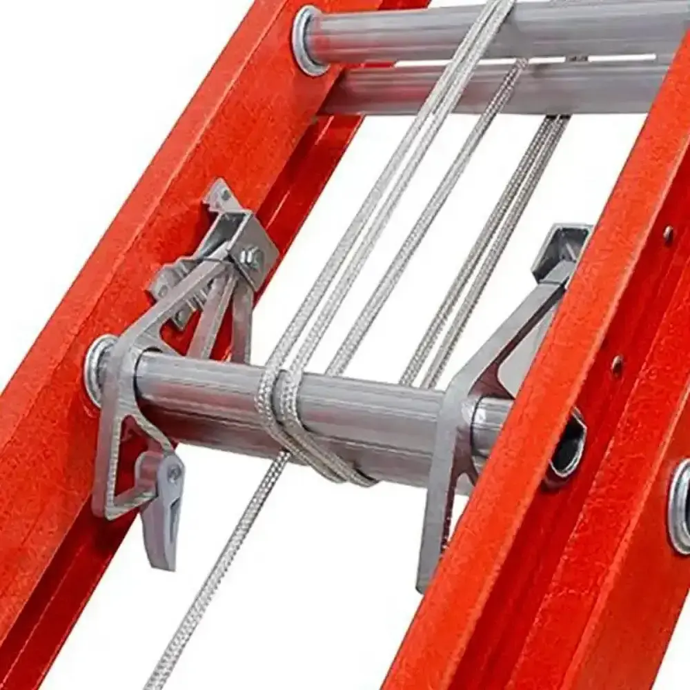 Escada De Fibra De Vidro 19 Degraus Extensível 3.6 x 6.0 Metros EAFD-19 SÍNTESE — fotografia 7