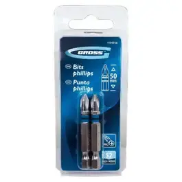 Bits phillips 1/4 x 1/4 POL 50MM com 2 peças 1135756 Gross — fotografia 2