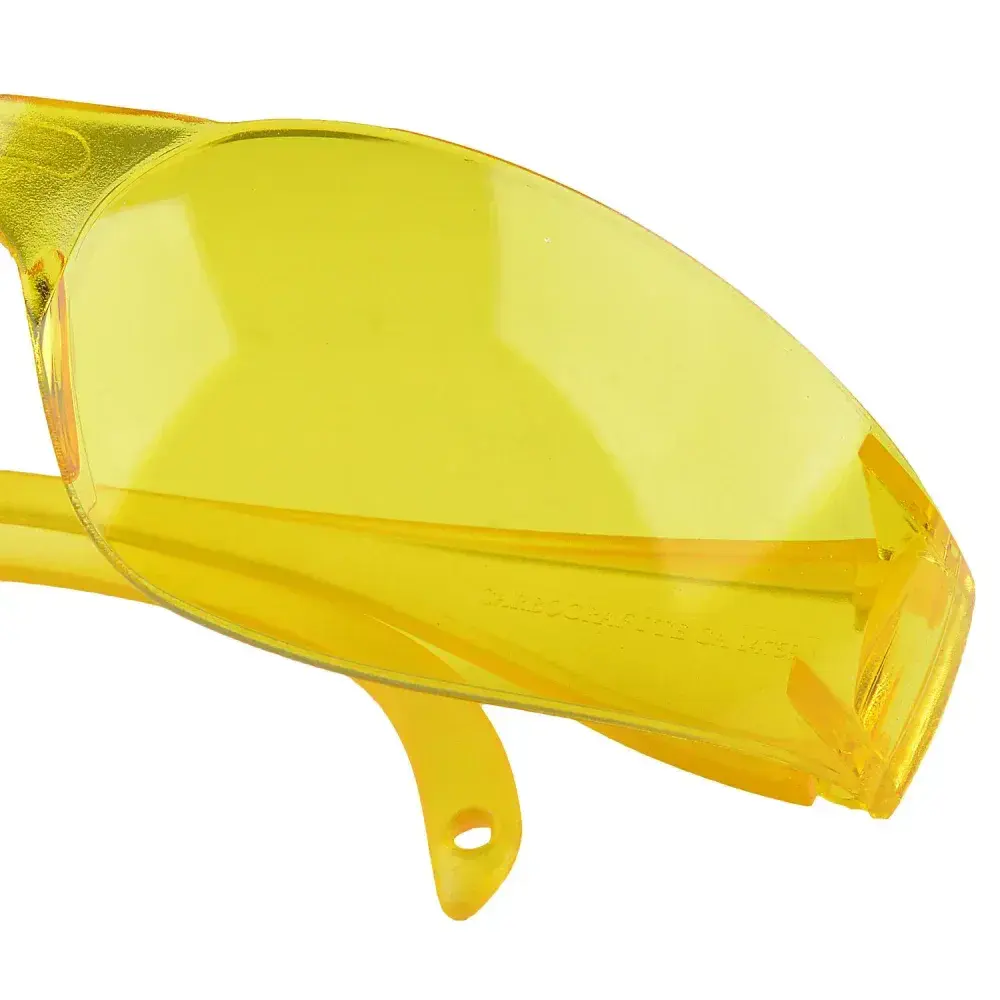 Óculos de segurança amarelo ambar supervsion Carbografite — fotografia 4