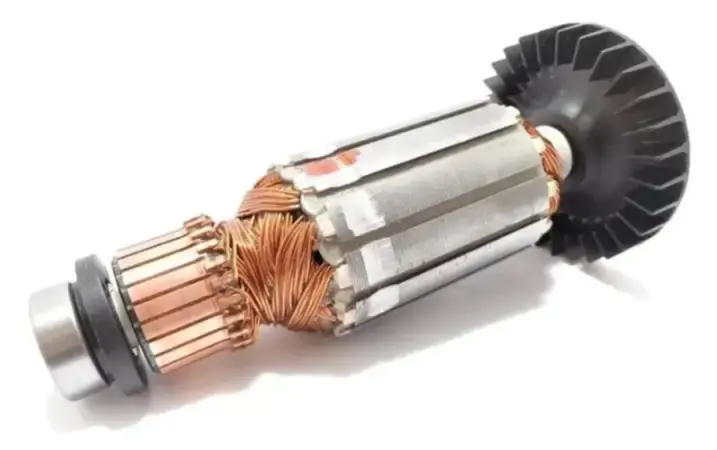 Kit induzido + par de escovas de carvão para serra mármore 4100NH3 Makita 110 V