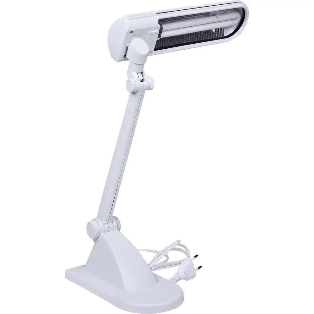 Luminária de mesa fluor branco Hidromel 220V — fotografia 4