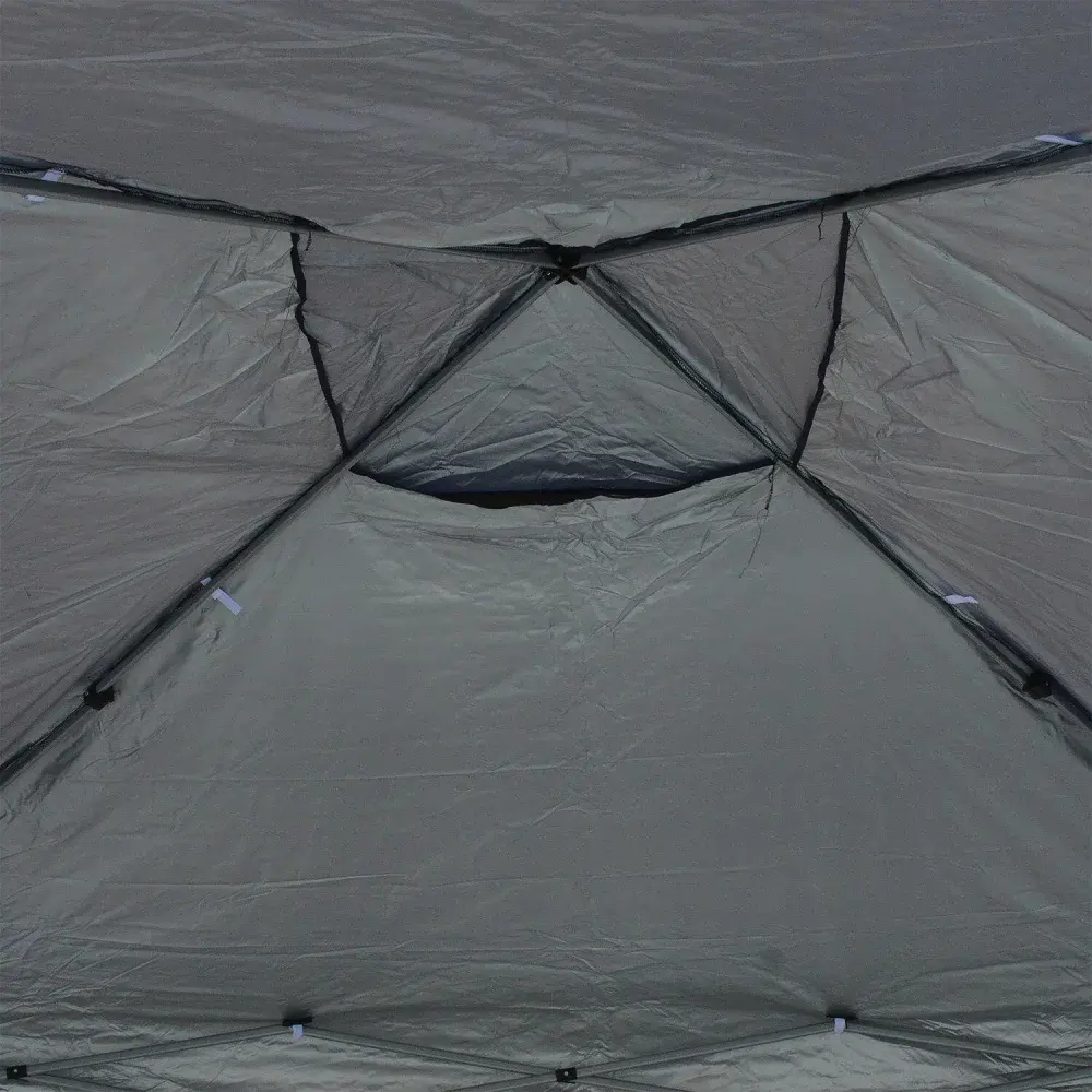 Tenda gazebo dobrável em poliéster azul 300X300CM Kala — fotografia 5
