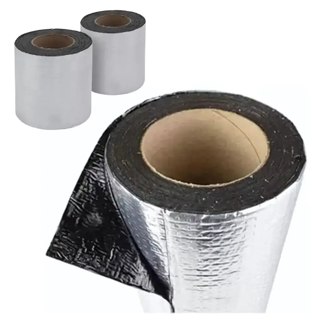 Fita Autoadesiva Asfáltica Vedatudo 15 CM x 10 Metros DRYKO — fotografia 3