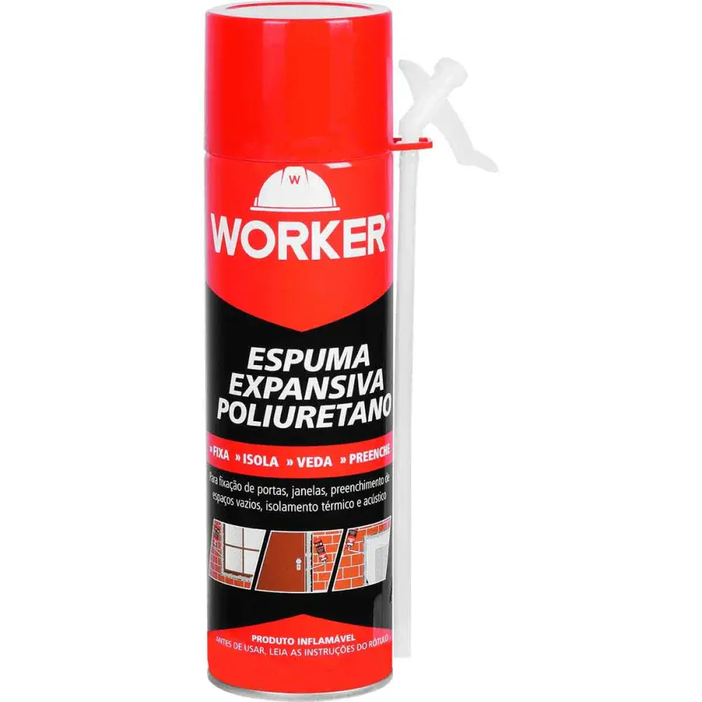 Espuma expansiva poliuretano 290ML/284G Worker